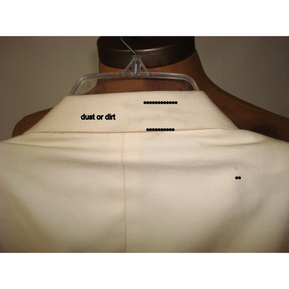 New NWT 50 IT FR Tuxedo Mens Jacket 40 US Italy Valentino Cream White Designer - Picture 13 of 16